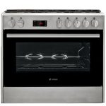 اجاق گاز اسنوا آدرینا کلاسیک بدون شیشه 5 شعله نما استیل مدل SGC5-31101