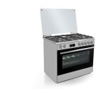اجاق گاز اسنوا آدرینا کلاسیک بدون شیشه 5 شعله نما استیل مدل SGC5-31101 - تصویر 3