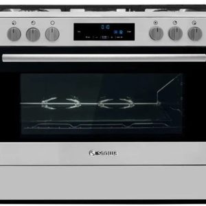 اجاق گاز اسنوا آدرینا پرو بدون شیشه 5 شعله نما استیل مدل SGC5-31111