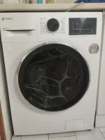 لباسشویی اسنوا هارمونی اسپید (آویسا) موتور پیشرفته Q-BLDC 8 کیلویی سفید مدل SWM-B80W - تصویر 2