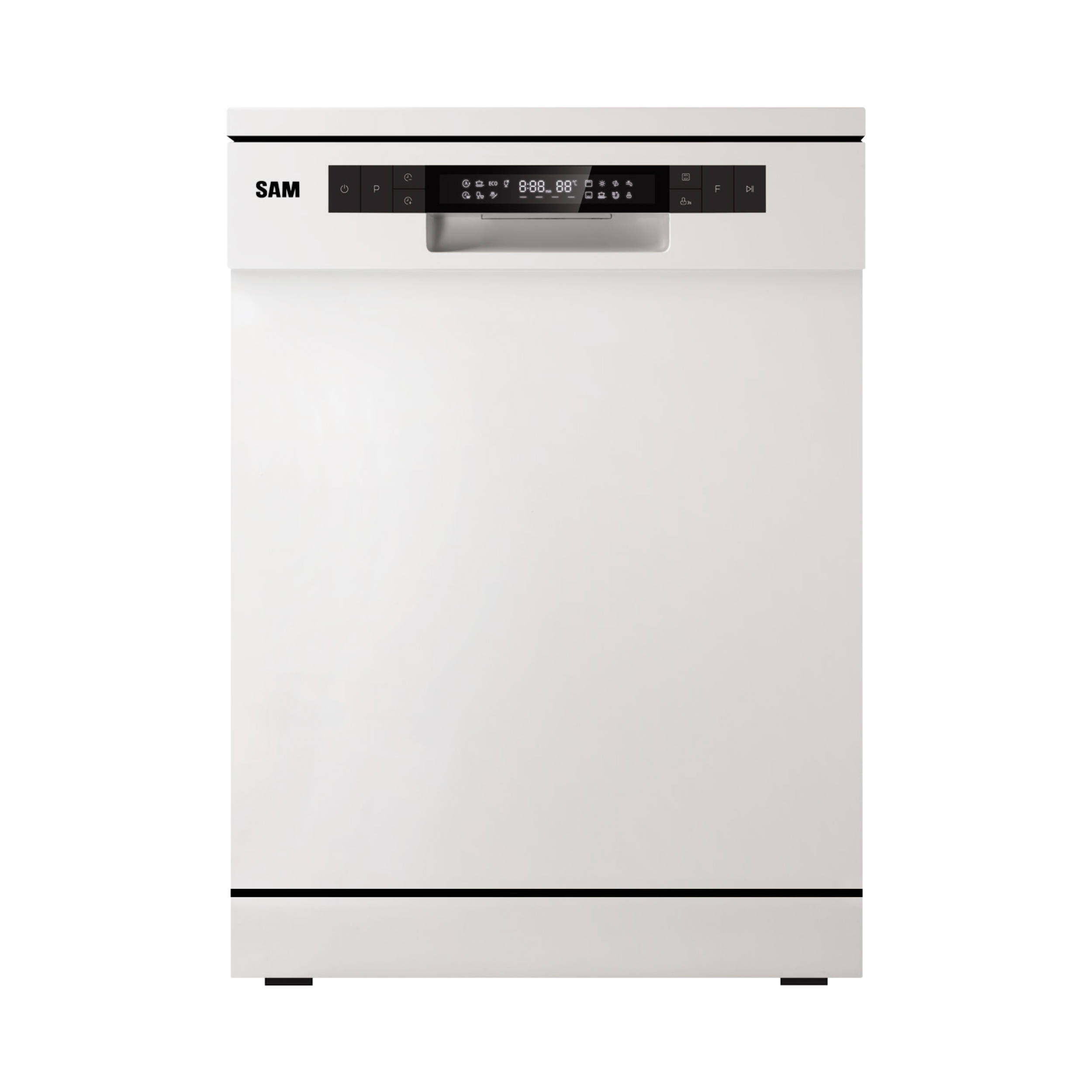 DW-186i-WHITE.jpg ماشین ظرفشویی سام الکترونیک مدل D186W - تصویر 1