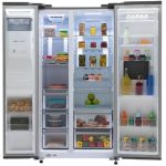 یخچال فریزر ساید بای ساید اسنوا مدل S1Di-L310-S سری هارمونی جدید 35 فوت استیل - تصویر 2